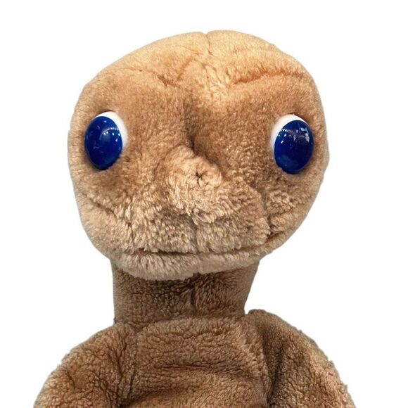 Vintage Showtime Kamar ET Plush Toy Kids 12" Brown 1982 Stuffed Alien VG Cond. - Picture 7 of 10